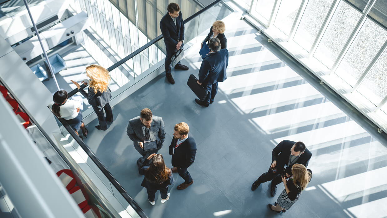 corporate people meeting